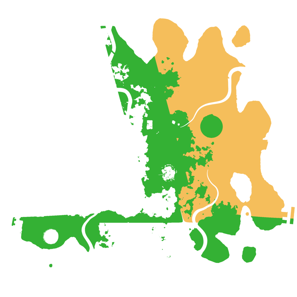 Biome Rust Map: Procedural Map, Size: 3500, Seed: 5661891
