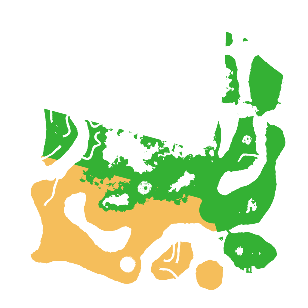 Biome Rust Map: Procedural Map, Size: 3500, Seed: 6460264