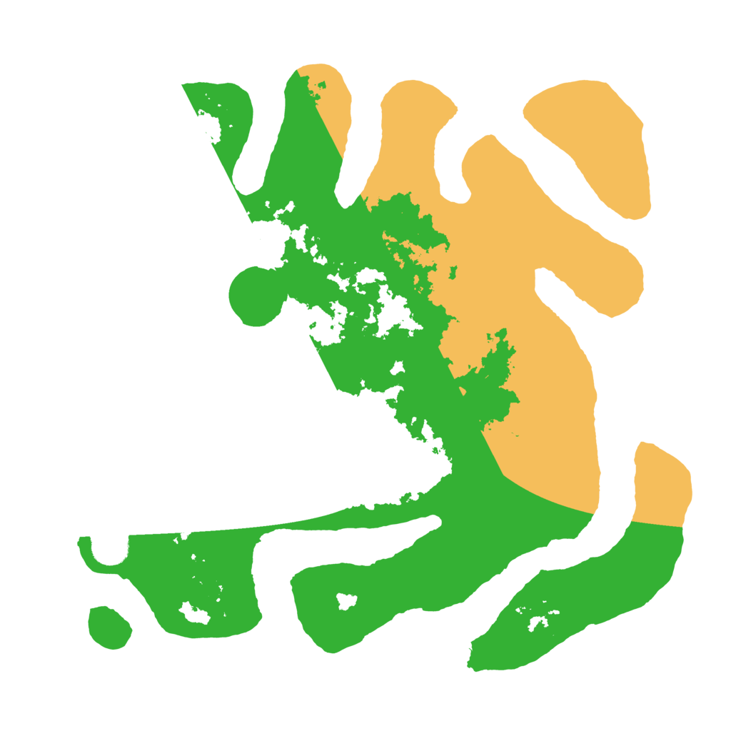 Biome Rust Map: Barren, Size: 3500, Seed: 4054504