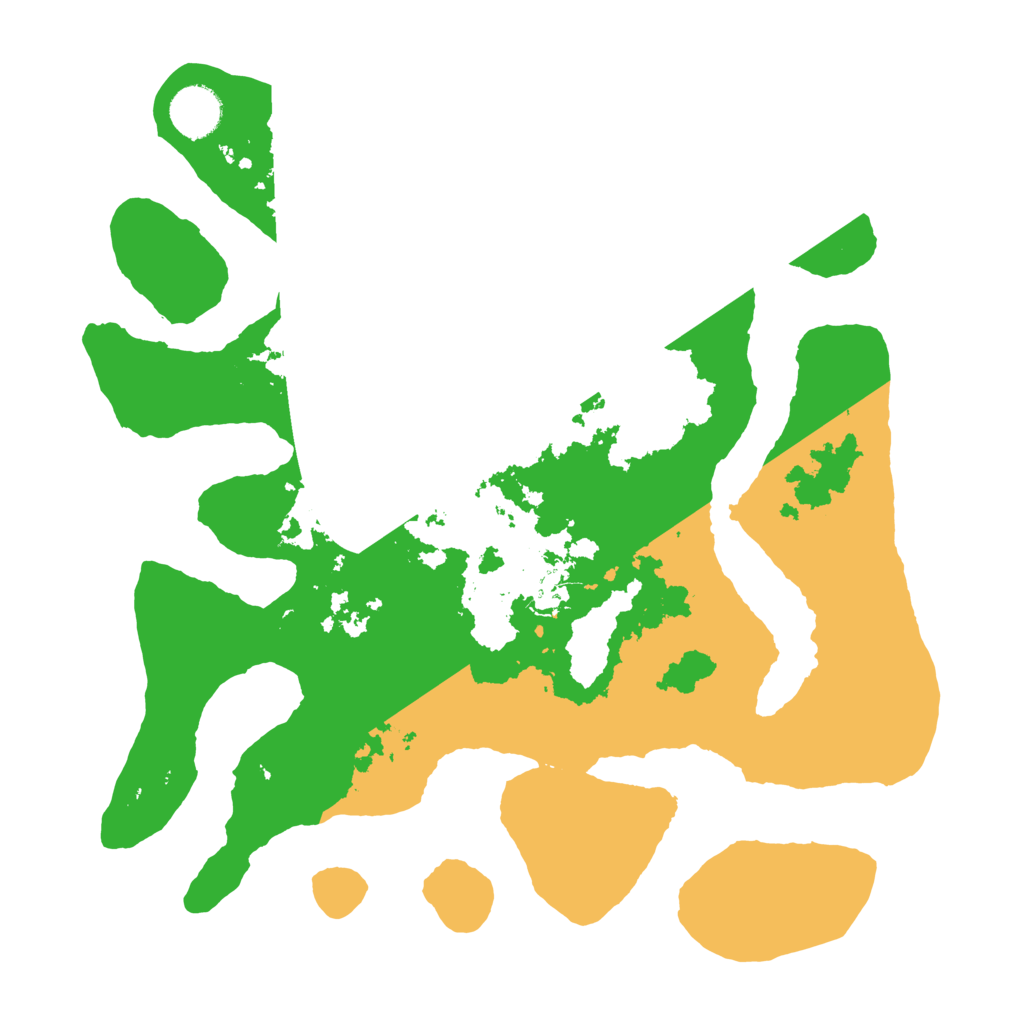 Biome Rust Map: Barren, Size: 3500, Seed: 900589