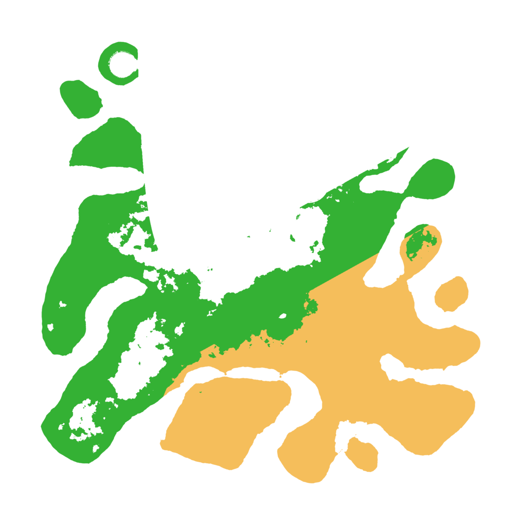 Biome Rust Map: Barren, Size: 3500, Seed: 1886091