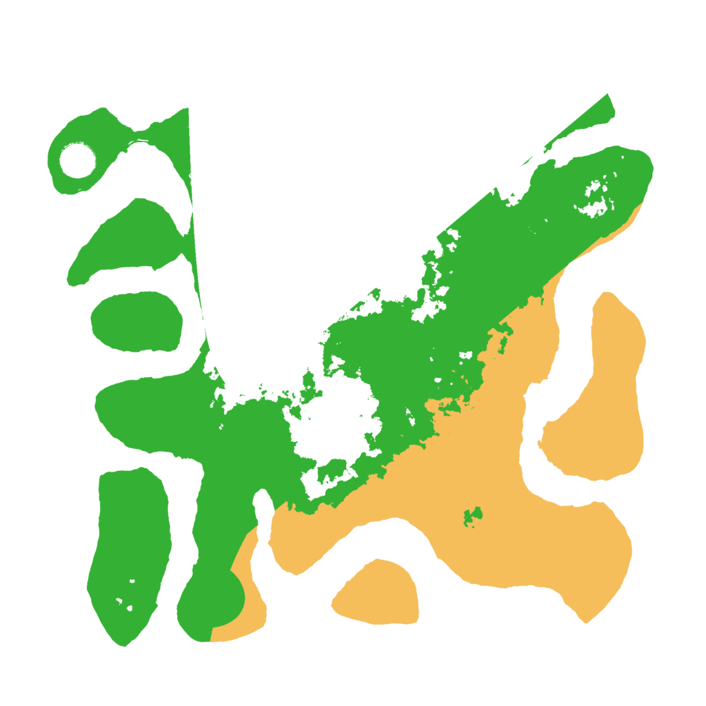 Biome Rust Map: Barren, Size: 3500, Seed: 2811366