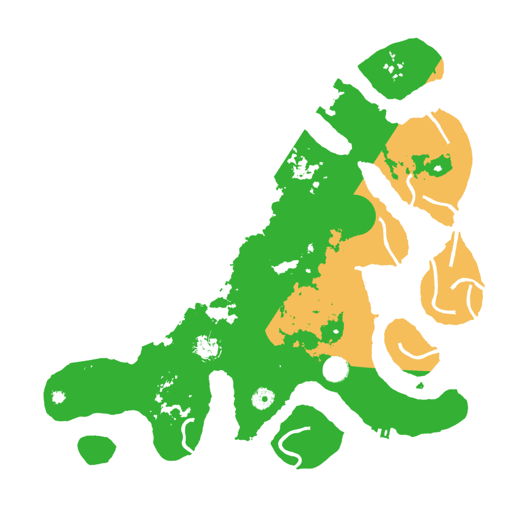 Biome Rust Map: Procedural Map, Size: 3500, Seed: 5112847