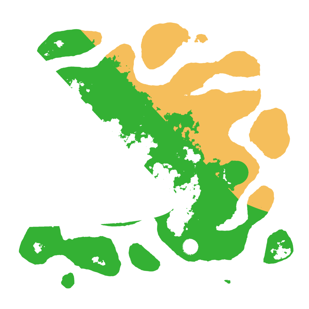 Biome Rust Map: Barren, Size: 3500, Seed: 1375968