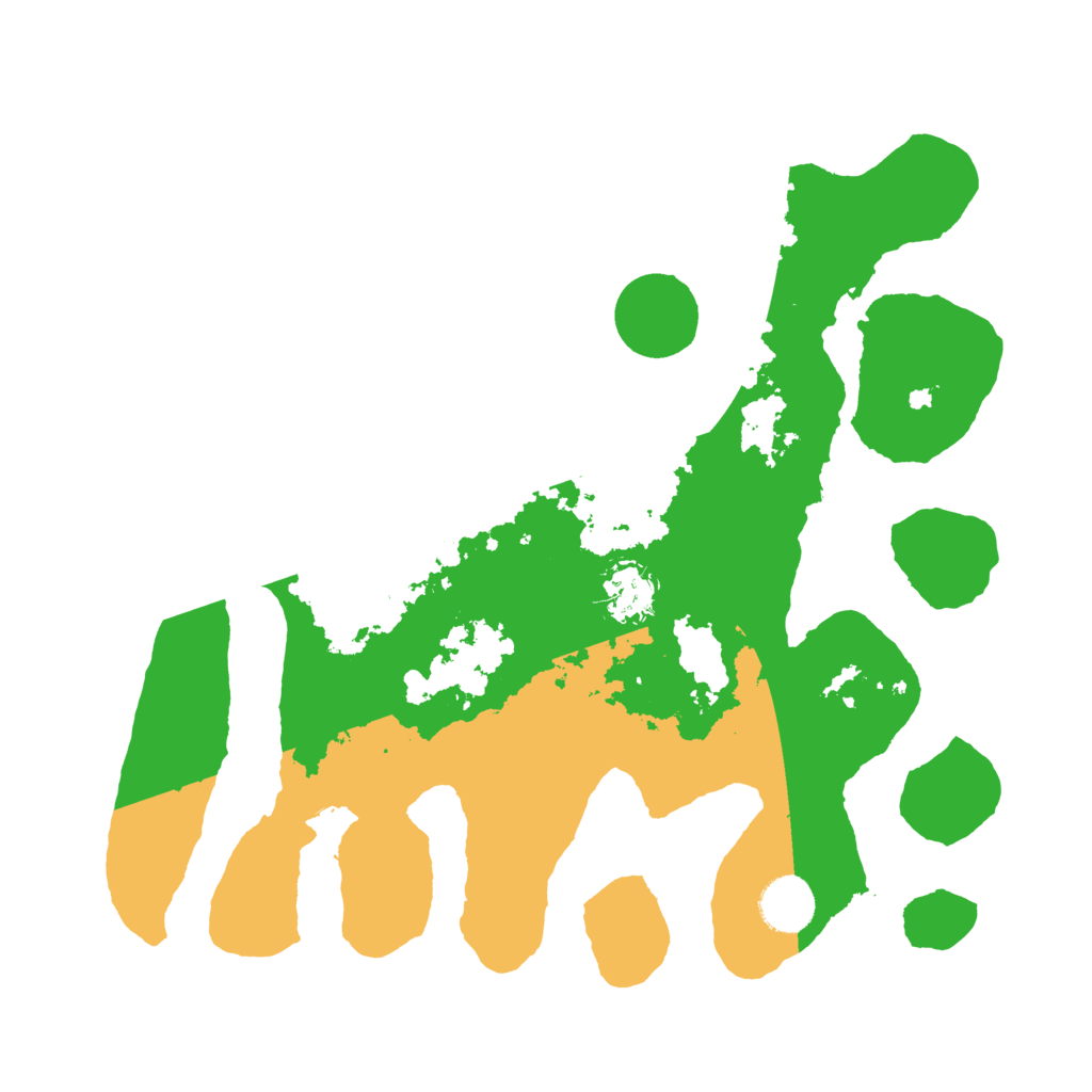 Biome Rust Map: Barren, Size: 3500, Seed: 6325232