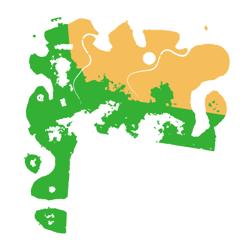 Biome Rust Map: Procedural Map, Size: 3500, Seed: 312455