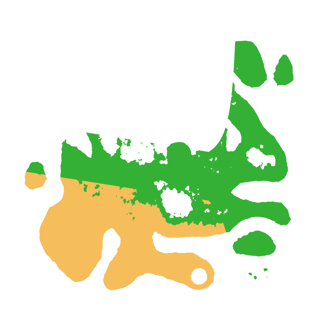 Biome Rust Map: Barren, Size: 3500, Seed: 3650939