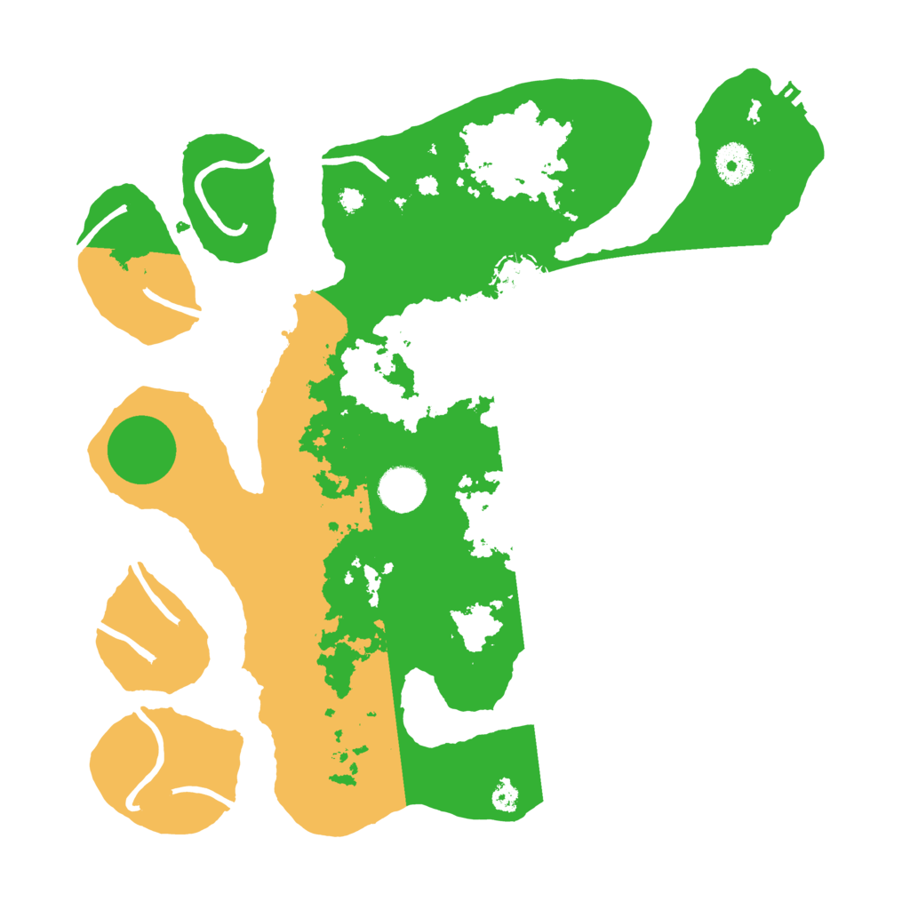 Biome Rust Map: Procedural Map, Size: 3500, Seed: 3038213