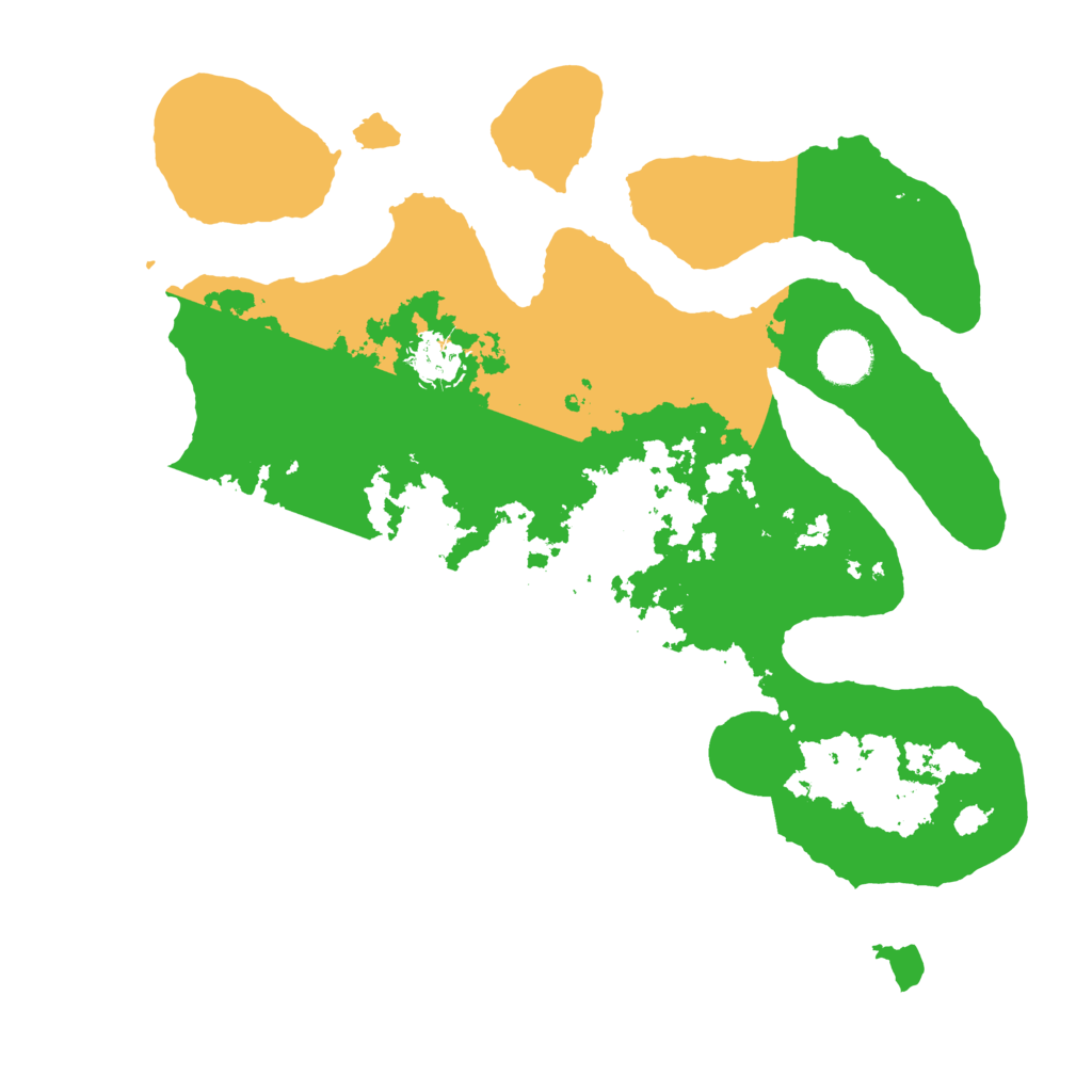 Biome Rust Map: Barren, Size: 3500, Seed: 765501