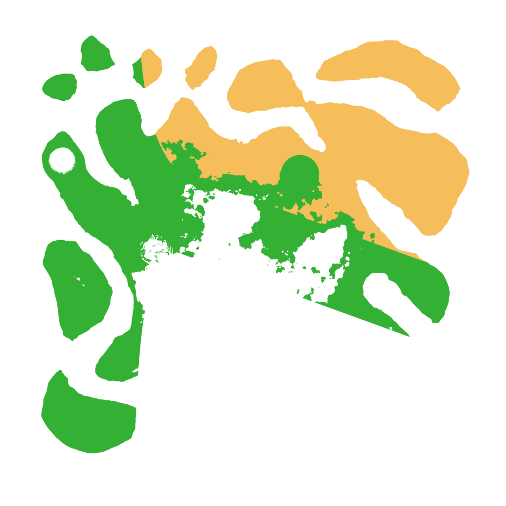 Biome Rust Map: Barren, Size: 3500, Seed: 2558713