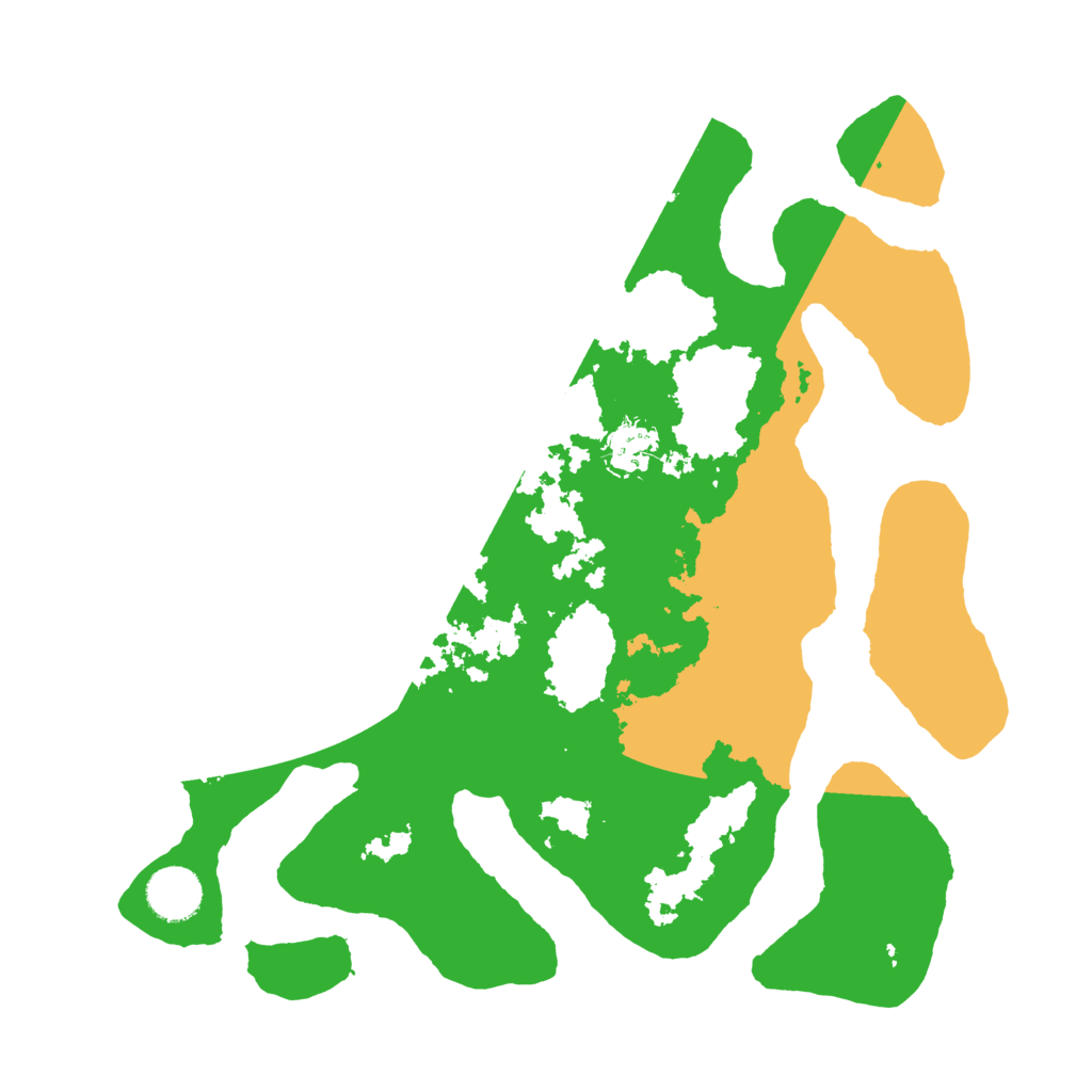 Biome Rust Map: Barren, Size: 3500, Seed: 4839560