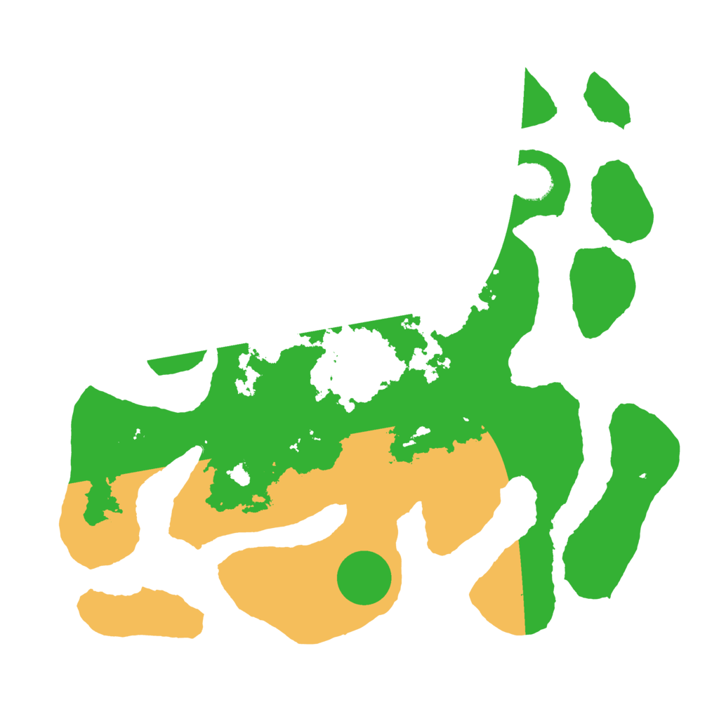 Biome Rust Map: Barren, Size: 3500, Seed: 4554814