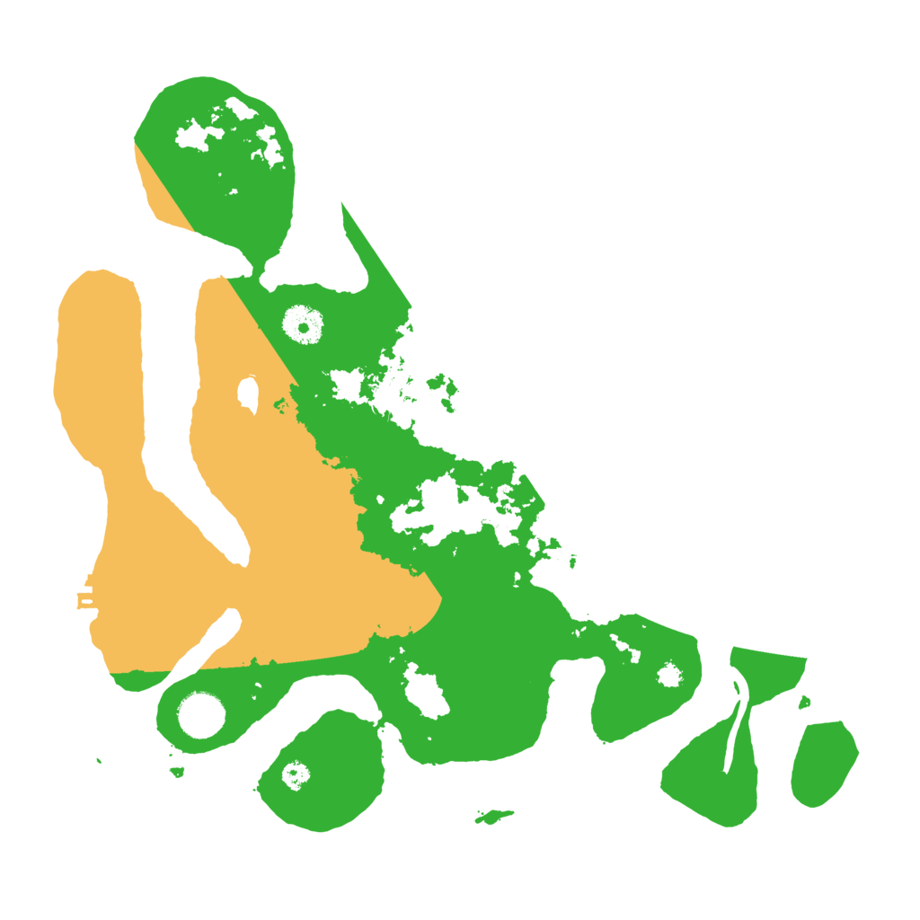 Biome Rust Map: Procedural Map, Size: 3500, Seed: 489976