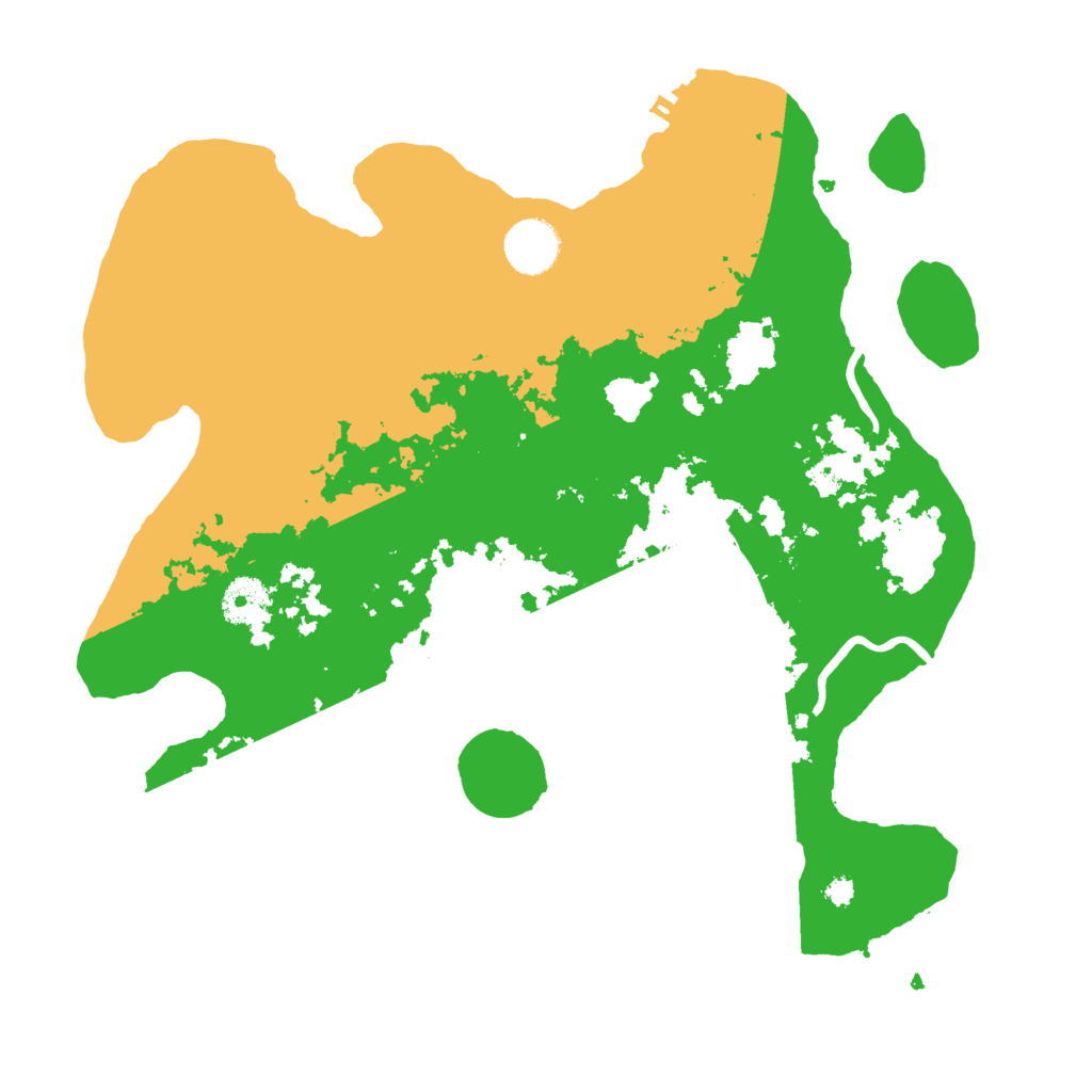 Biome Rust Map: Procedural Map, Size: 3500, Seed: 3804772