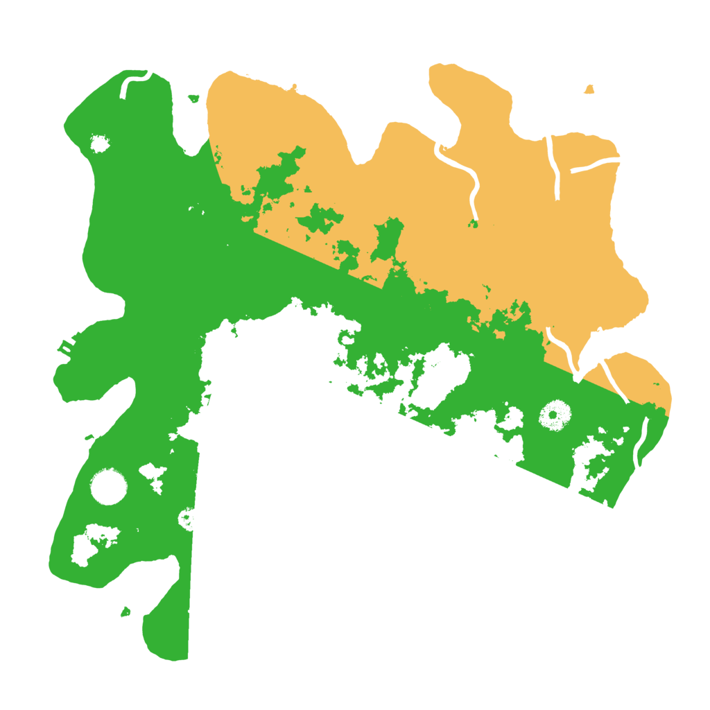 Biome Rust Map: Procedural Map, Size: 3500, Seed: 1247611