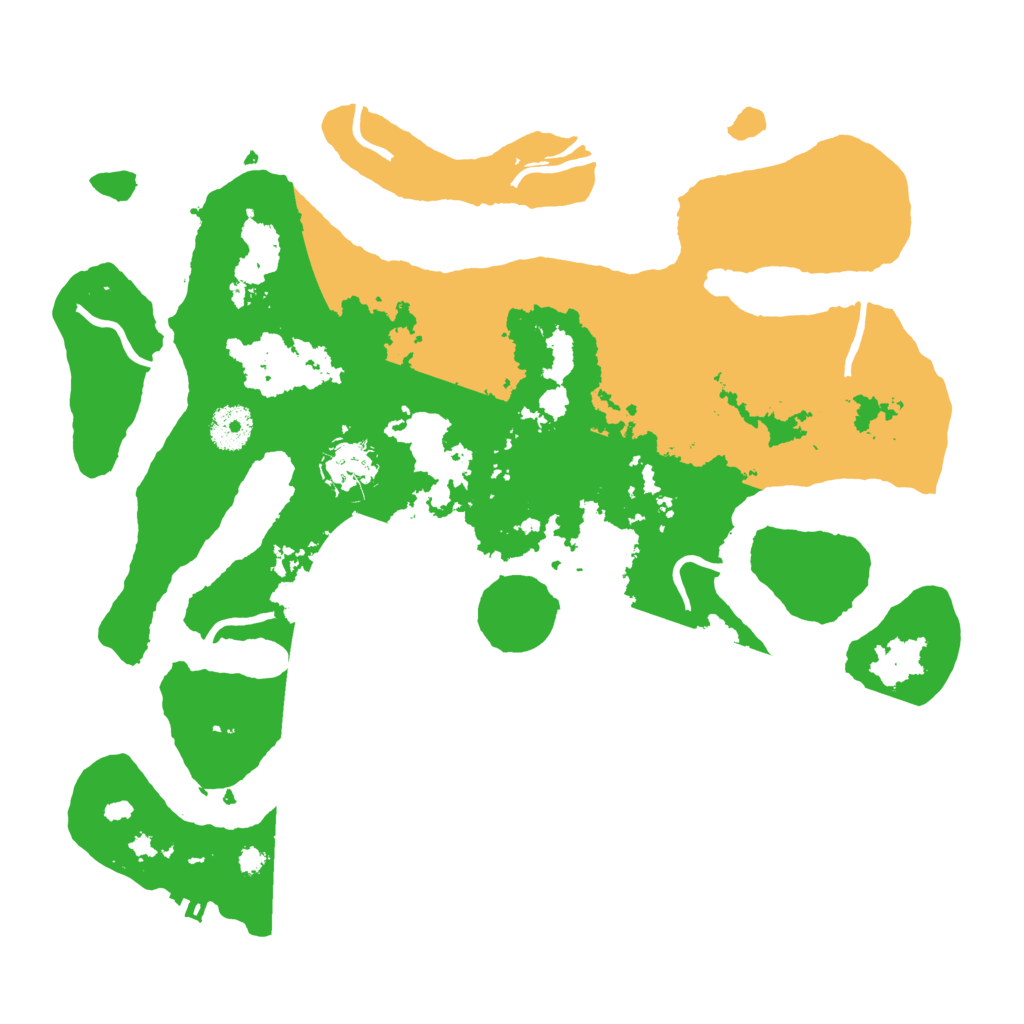 Biome Rust Map: Procedural Map, Size: 3500, Seed: 3563884