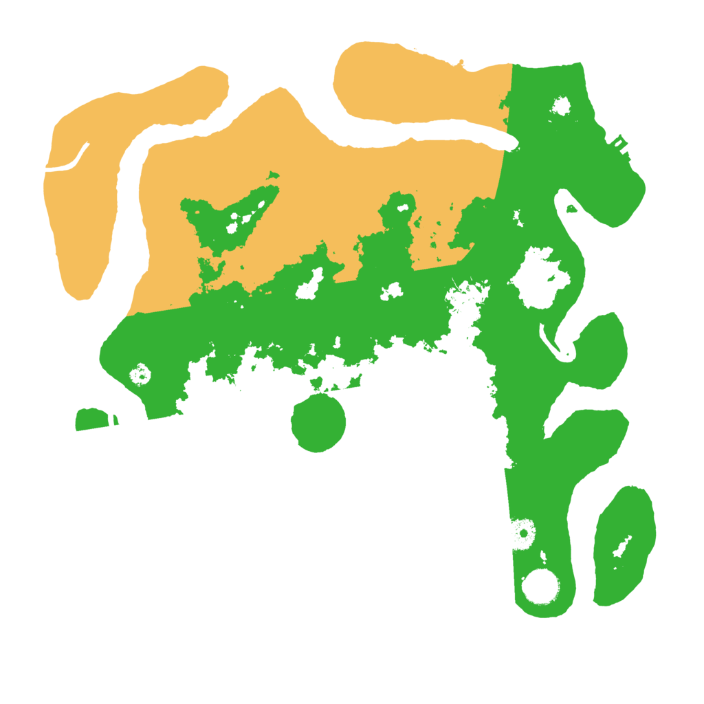 Biome Rust Map: Procedural Map, Size: 3500, Seed: 1617249