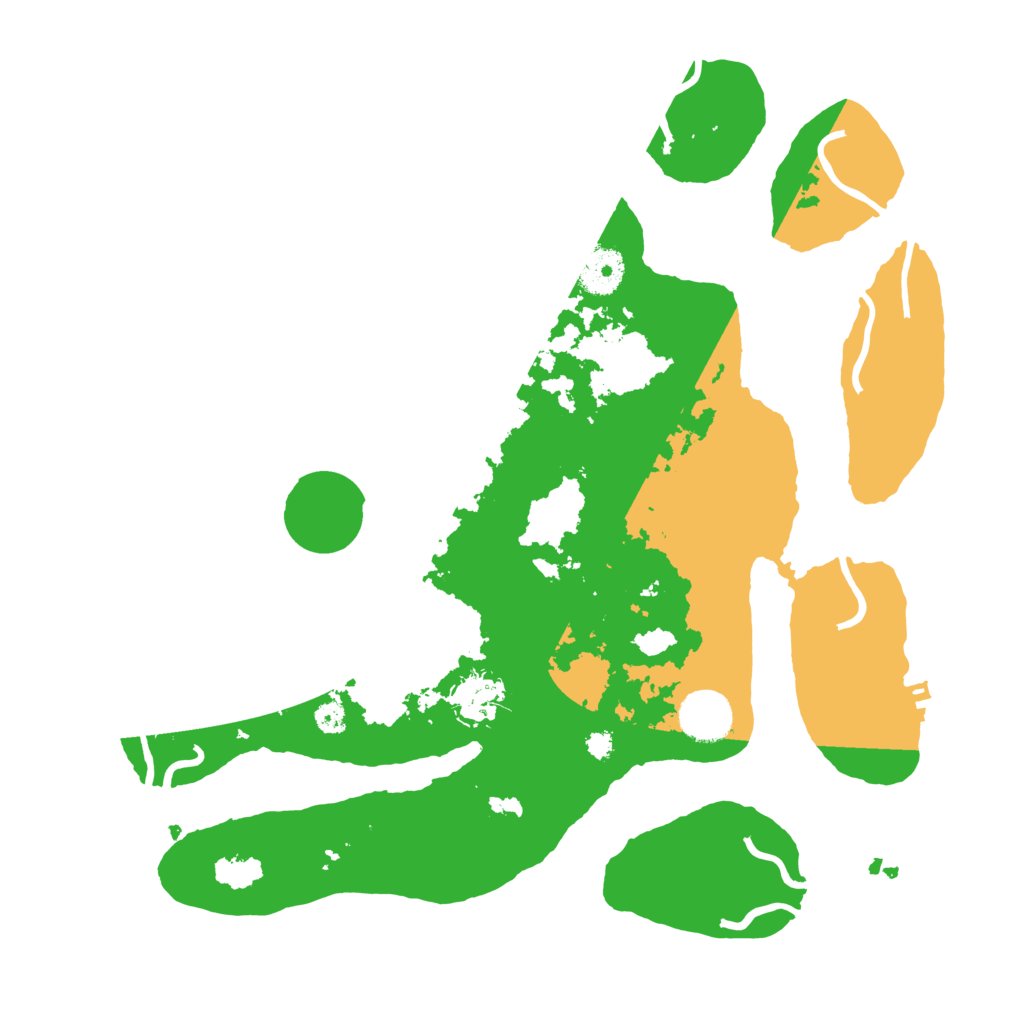 Biome Rust Map: Procedural Map, Size: 3500, Seed: 854022