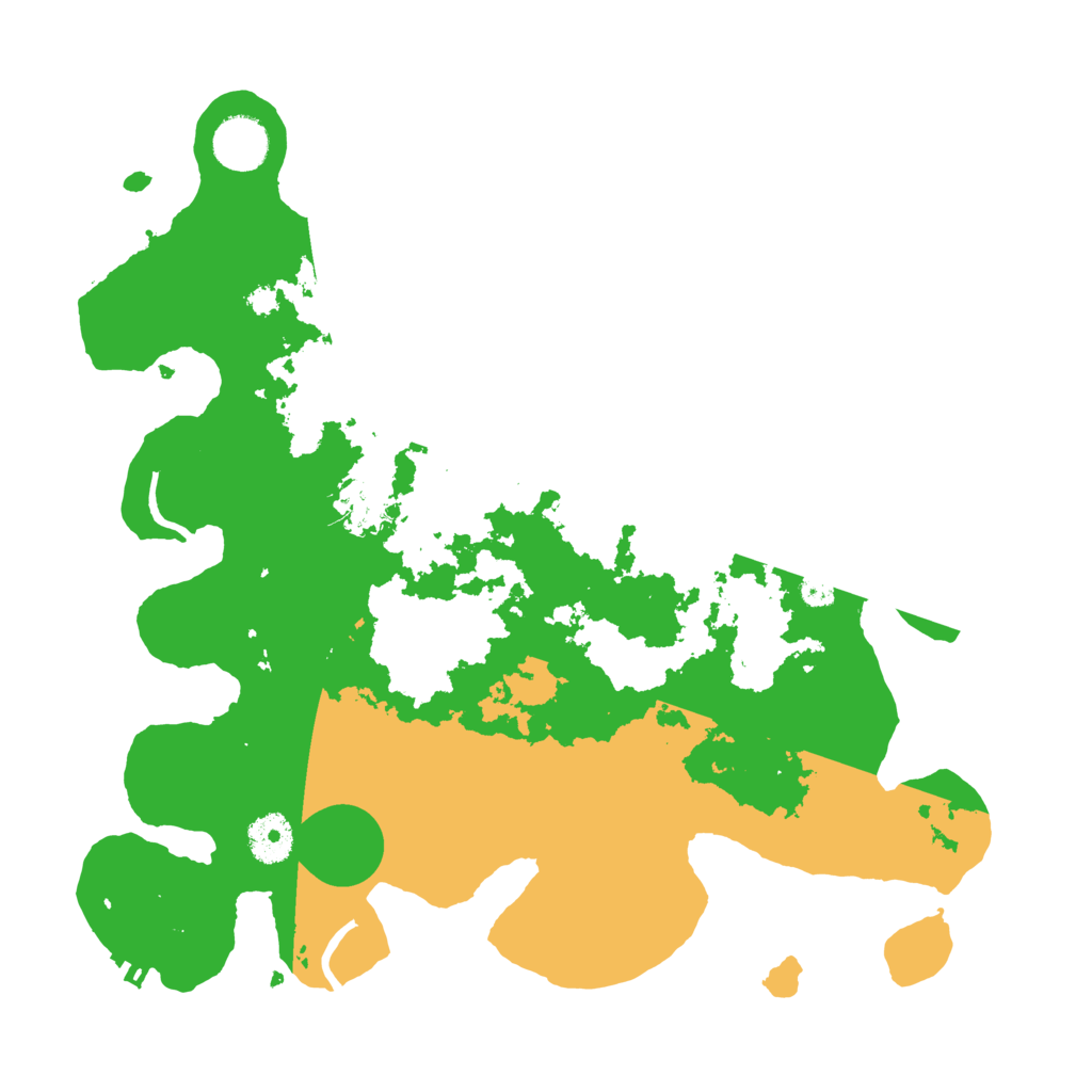 Biome Rust Map: Procedural Map, Size: 3500, Seed: 1921882