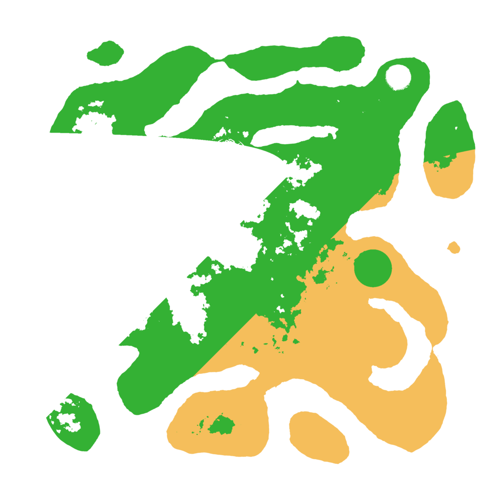 Biome Rust Map: Barren, Size: 3500, Seed: 2313904