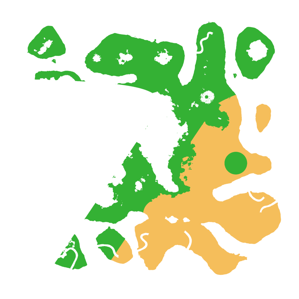 Biome Rust Map: Procedural Map, Size: 3500, Seed: 3564835