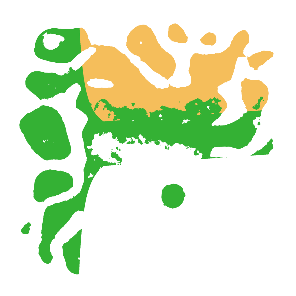 Biome Rust Map: Barren, Size: 3500, Seed: 250918