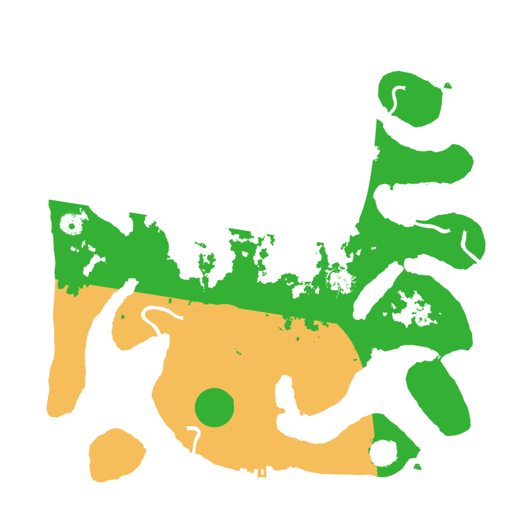 Biome Rust Map: Procedural Map, Size: 3500, Seed: 1194506