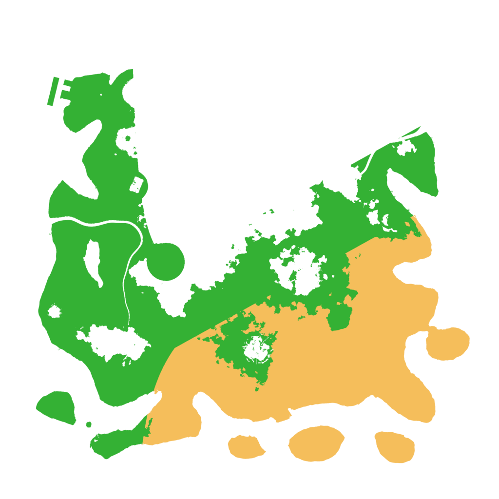 Biome Rust Map: Procedural Map, Size: 3500, Seed: 5549654