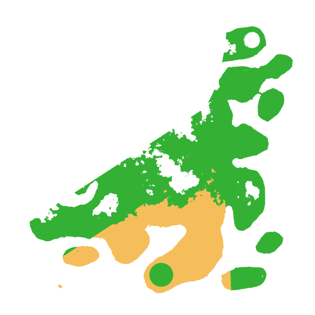 Biome Rust Map: Barren, Size: 3500, Seed: 1259479