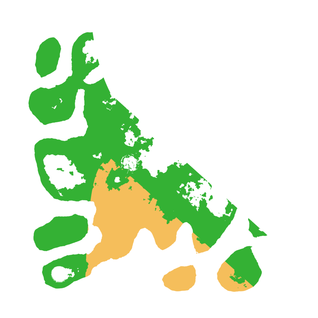 Biome Rust Map: Barren, Size: 3500, Seed: 5308760