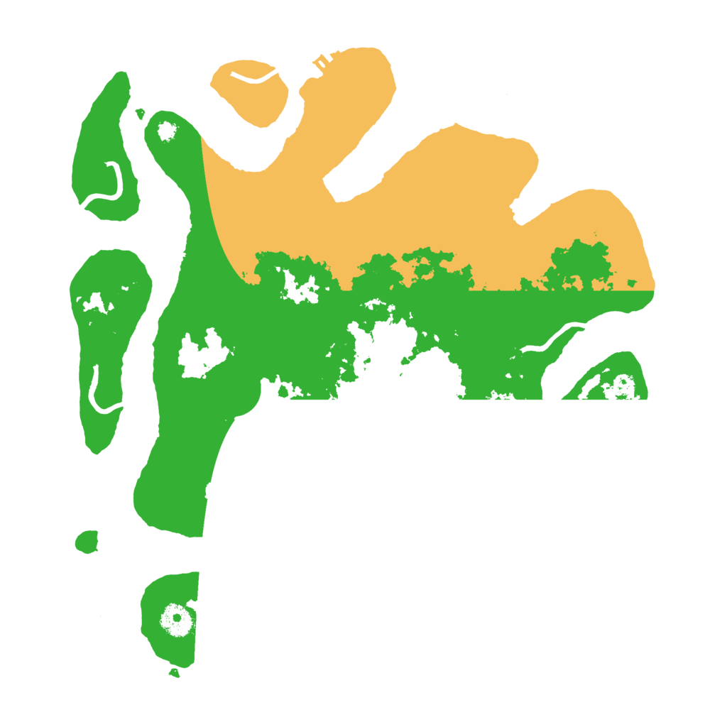 Biome Rust Map: Procedural Map, Size: 3500, Seed: 3323140