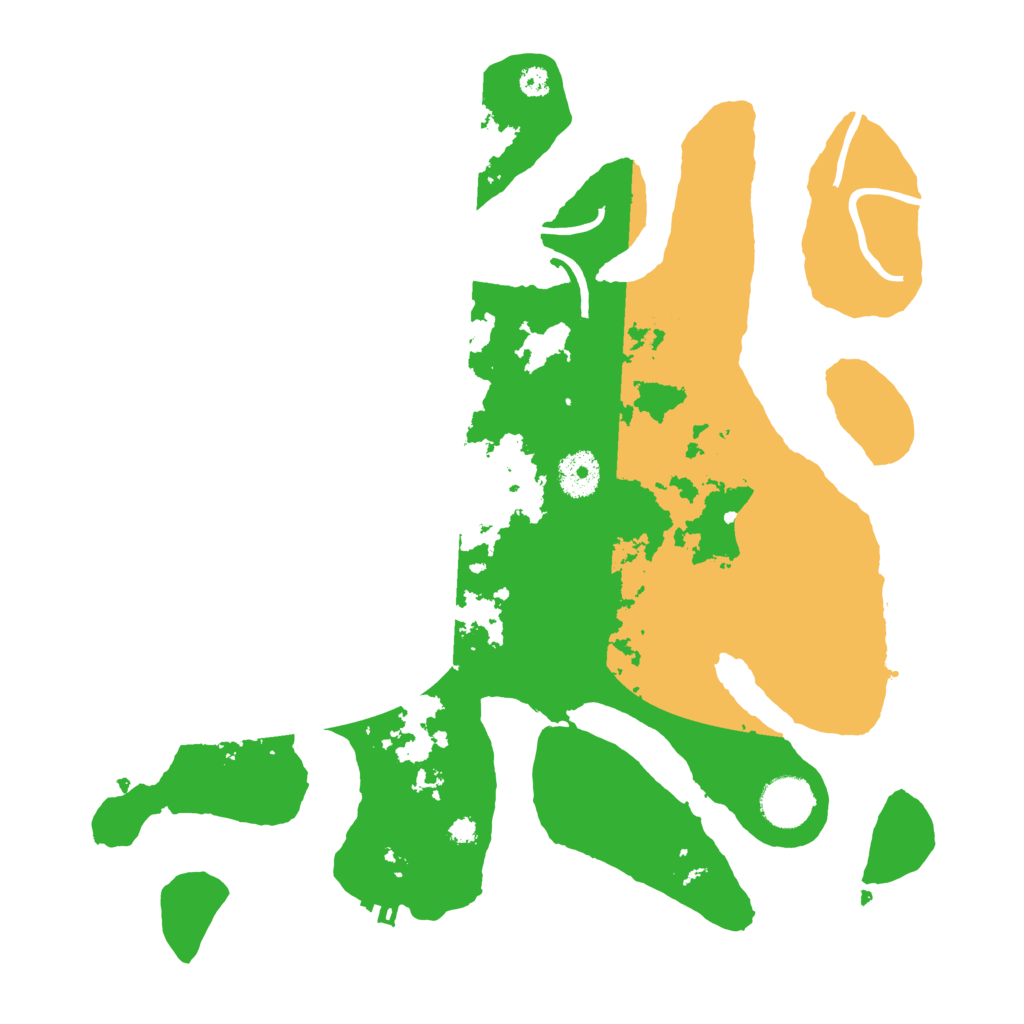 Biome Rust Map: Procedural Map, Size: 3500, Seed: 4436975