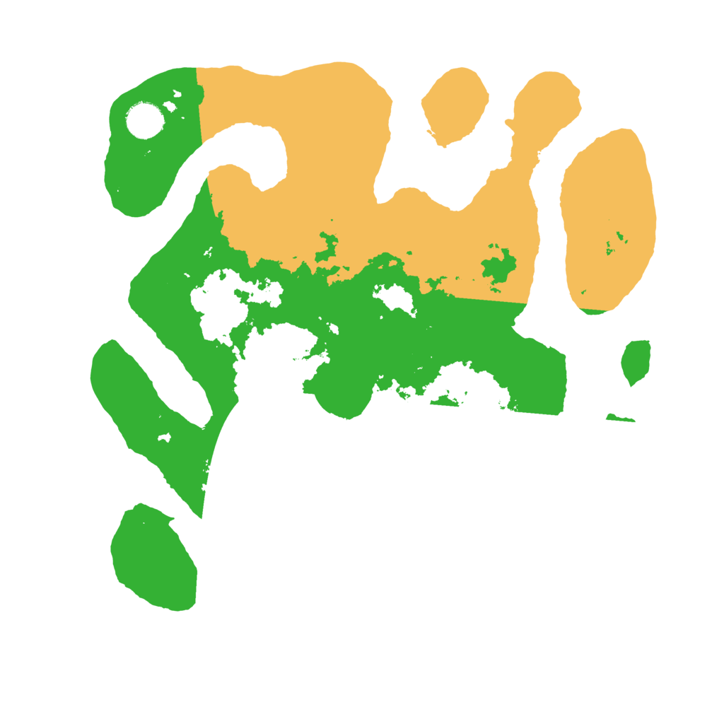 Biome Rust Map: Barren, Size: 3500, Seed: 3195265