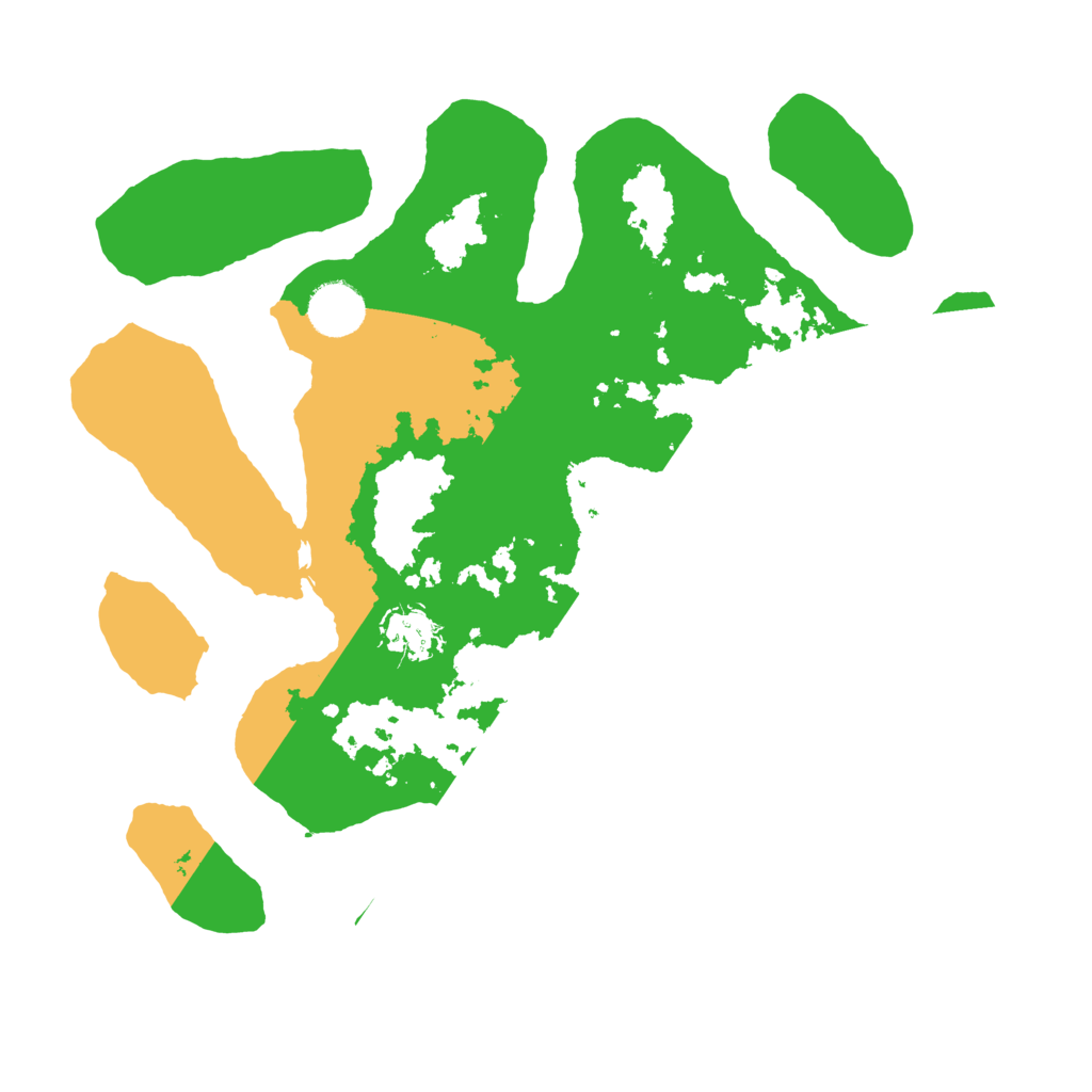 Biome Rust Map: Barren, Size: 3500, Seed: 1542608