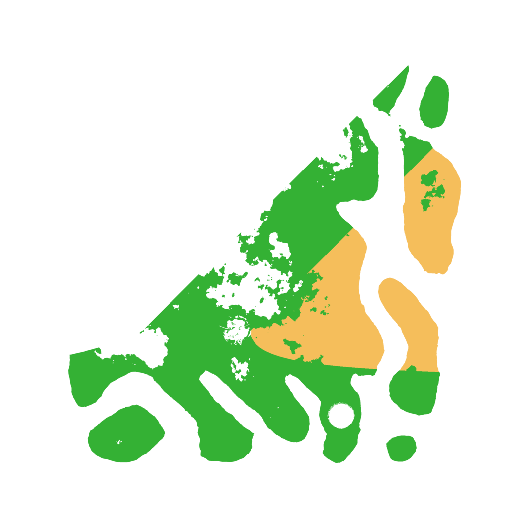 Biome Rust Map: Barren, Size: 3500, Seed: 5183792