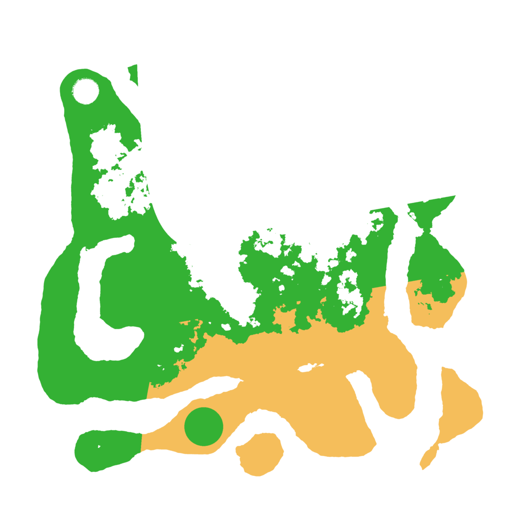 Biome Rust Map: Barren, Size: 3500, Seed: 3182017