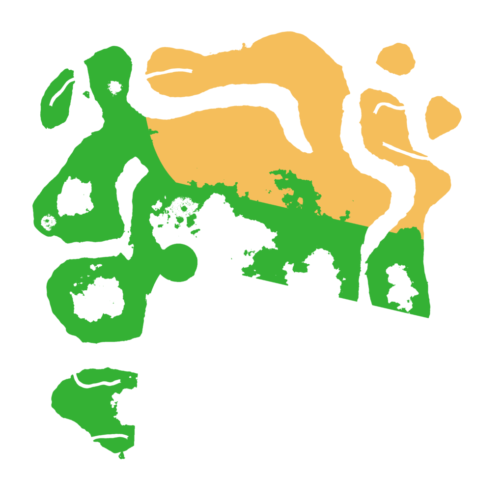 Biome Rust Map: Procedural Map, Size: 3500, Seed: 3741987