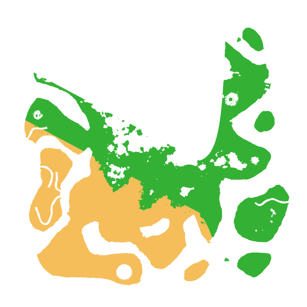 Biome Rust Map: Procedural Map, Size: 3500, Seed: 3690567