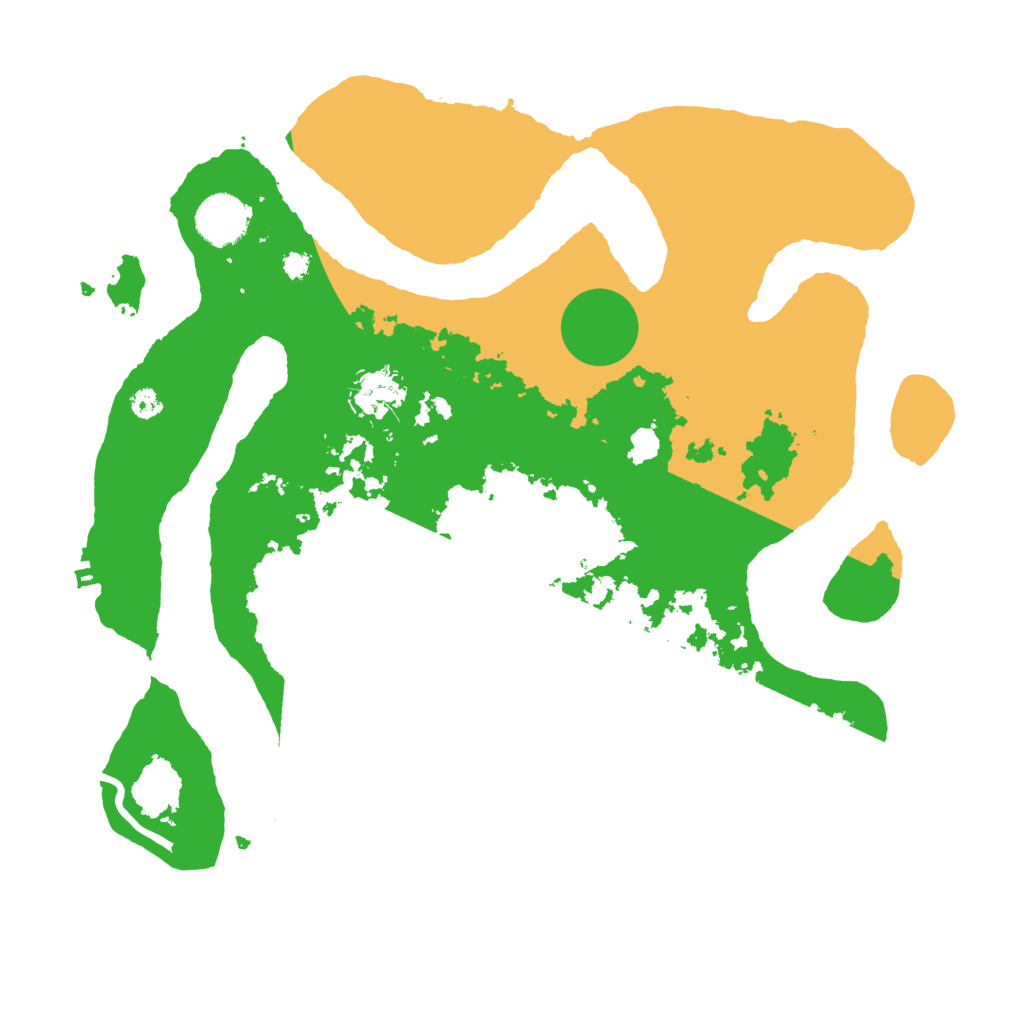 Biome Rust Map: Procedural Map, Size: 3500, Seed: 5248909