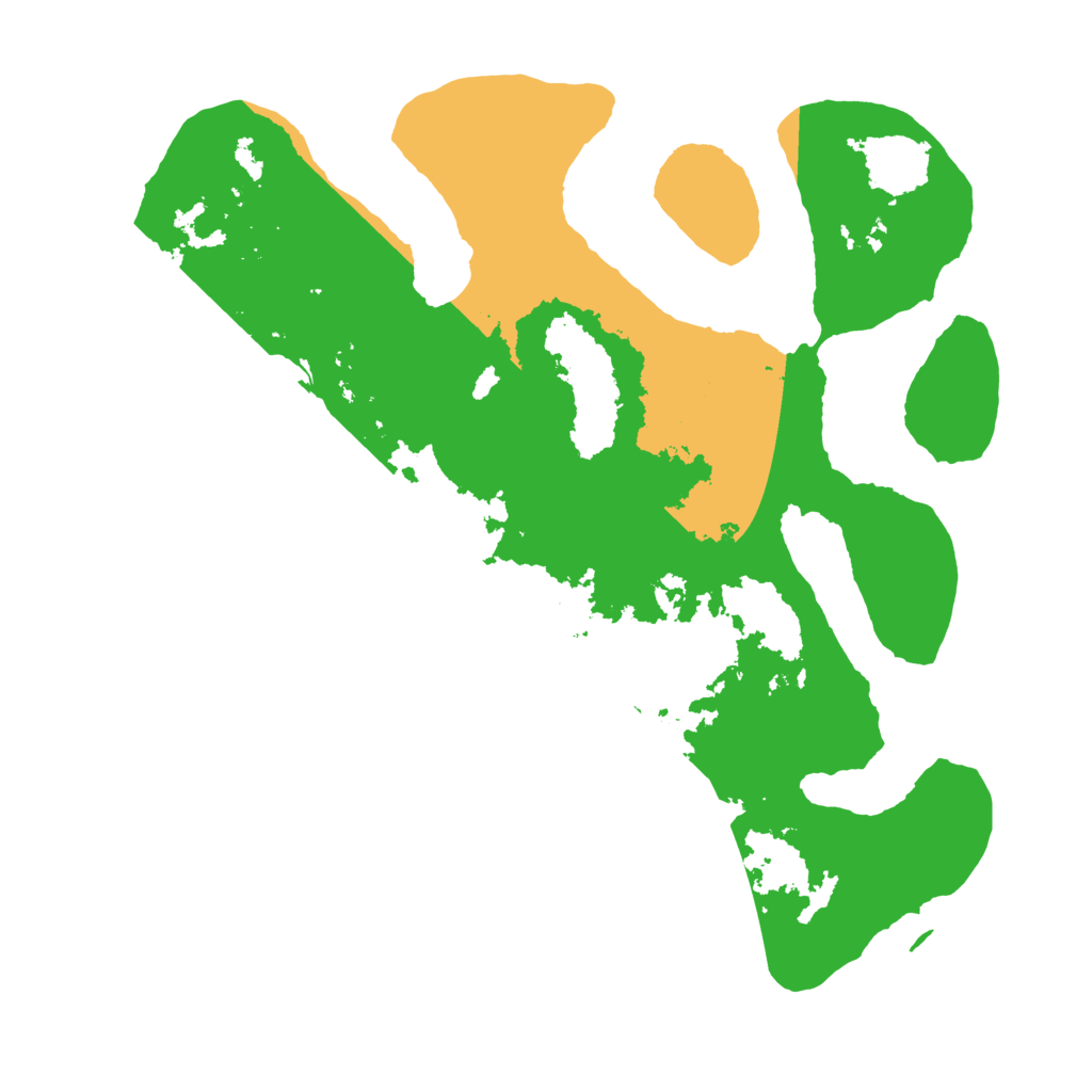 Biome Rust Map: Barren, Size: 3500, Seed: 1995861