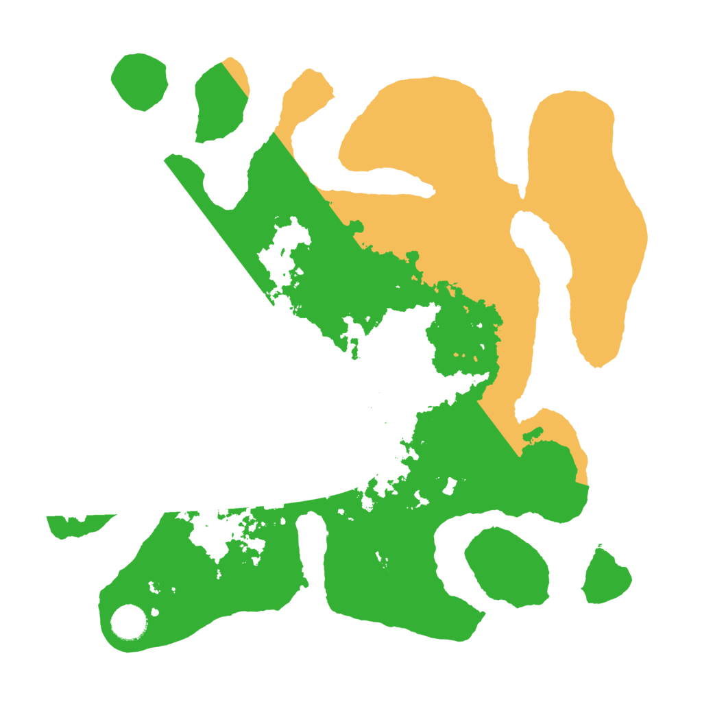 Biome Rust Map: Barren, Size: 3500, Seed: 6145704