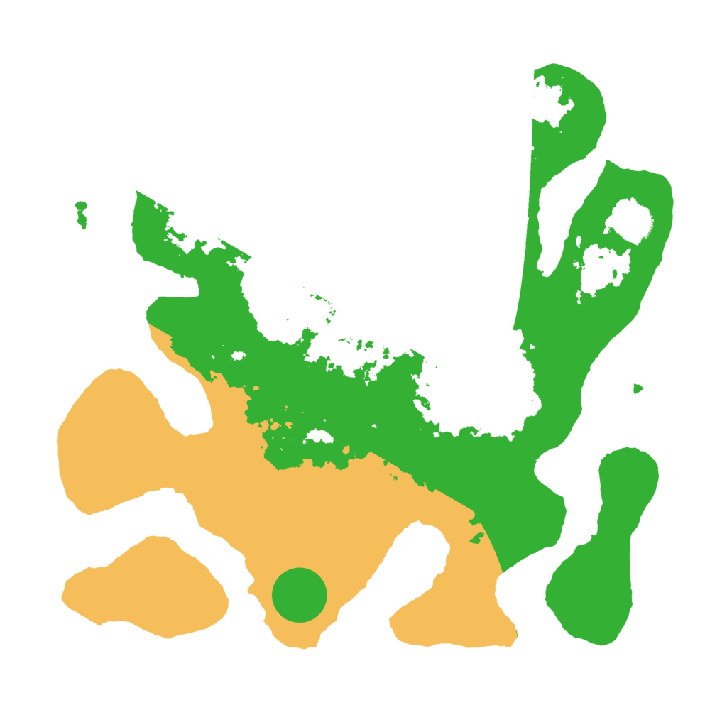 Biome Rust Map: Barren, Size: 3500, Seed: 2898686