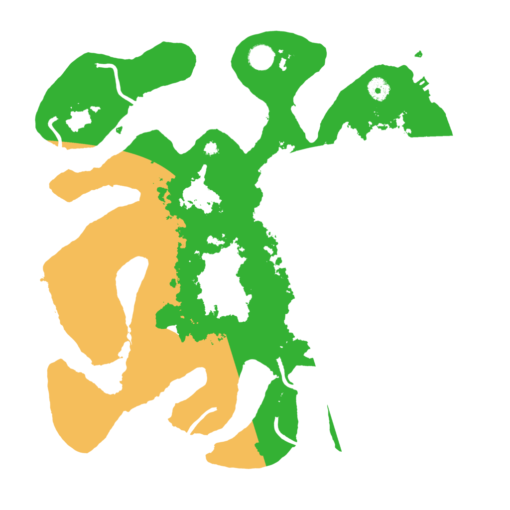 Biome Rust Map: Procedural Map, Size: 3500, Seed: 4604286