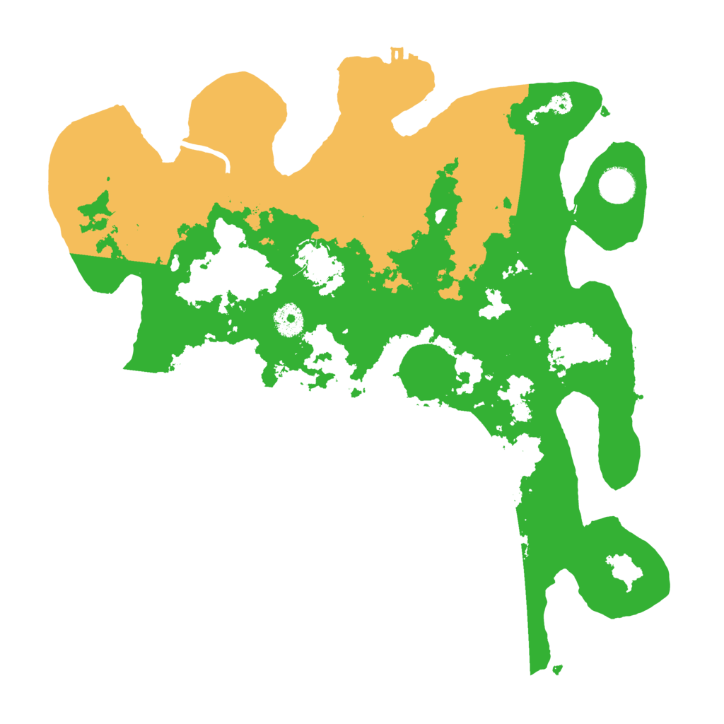 Biome Rust Map: Procedural Map, Size: 3500, Seed: 4821545