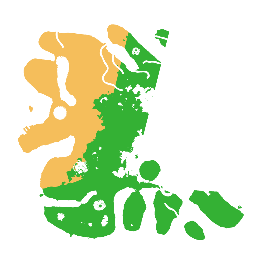 Biome Rust Map: Procedural Map, Size: 3500, Seed: 2926252