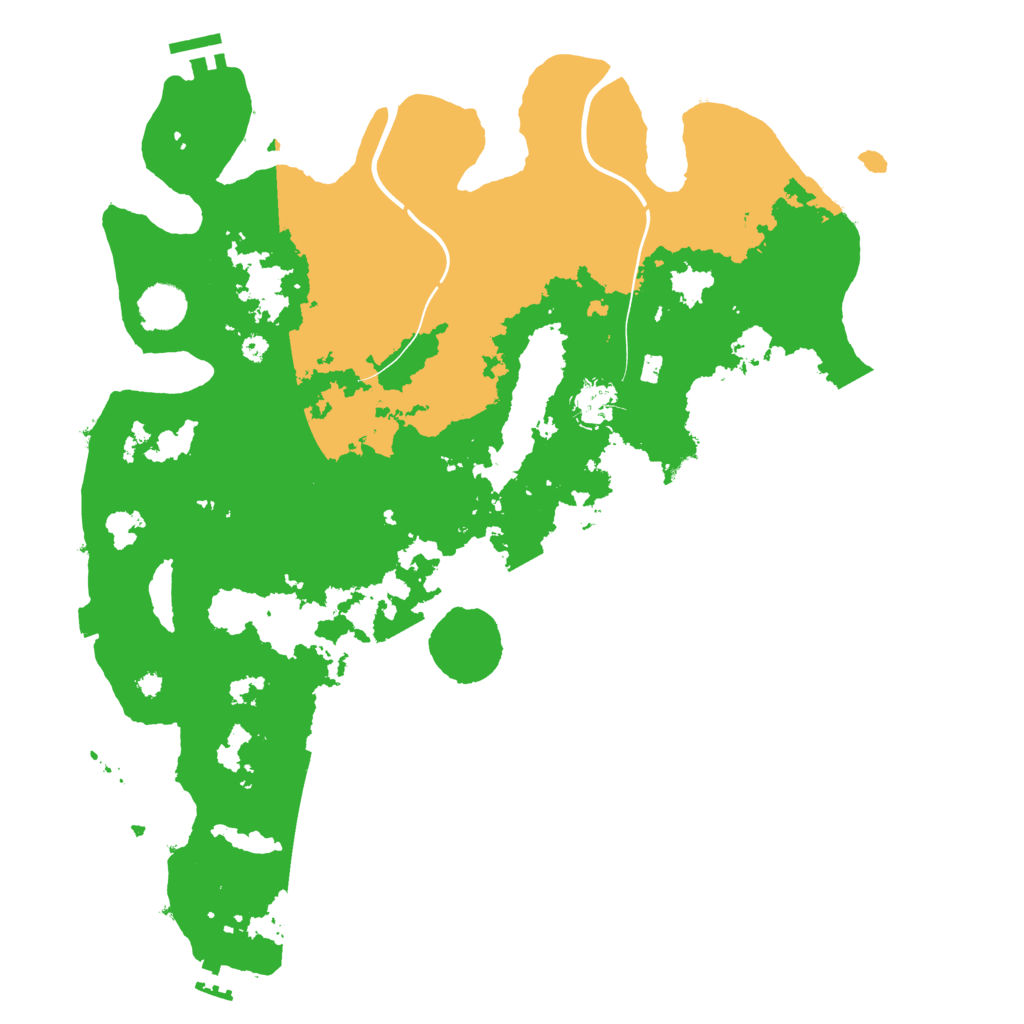 Biome Rust Map: Procedural Map, Size: 3950, Seed: 164261504