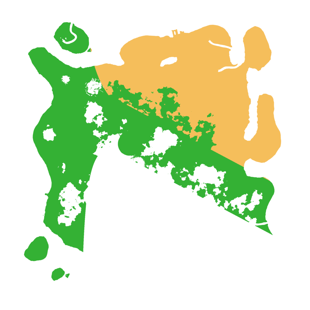 Biome Rust Map: Procedural Map, Size: 3500, Seed: 797451