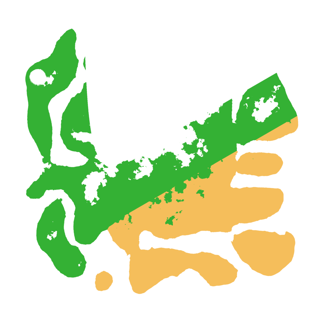 Biome Rust Map: Barren, Size: 3500, Seed: 1916581