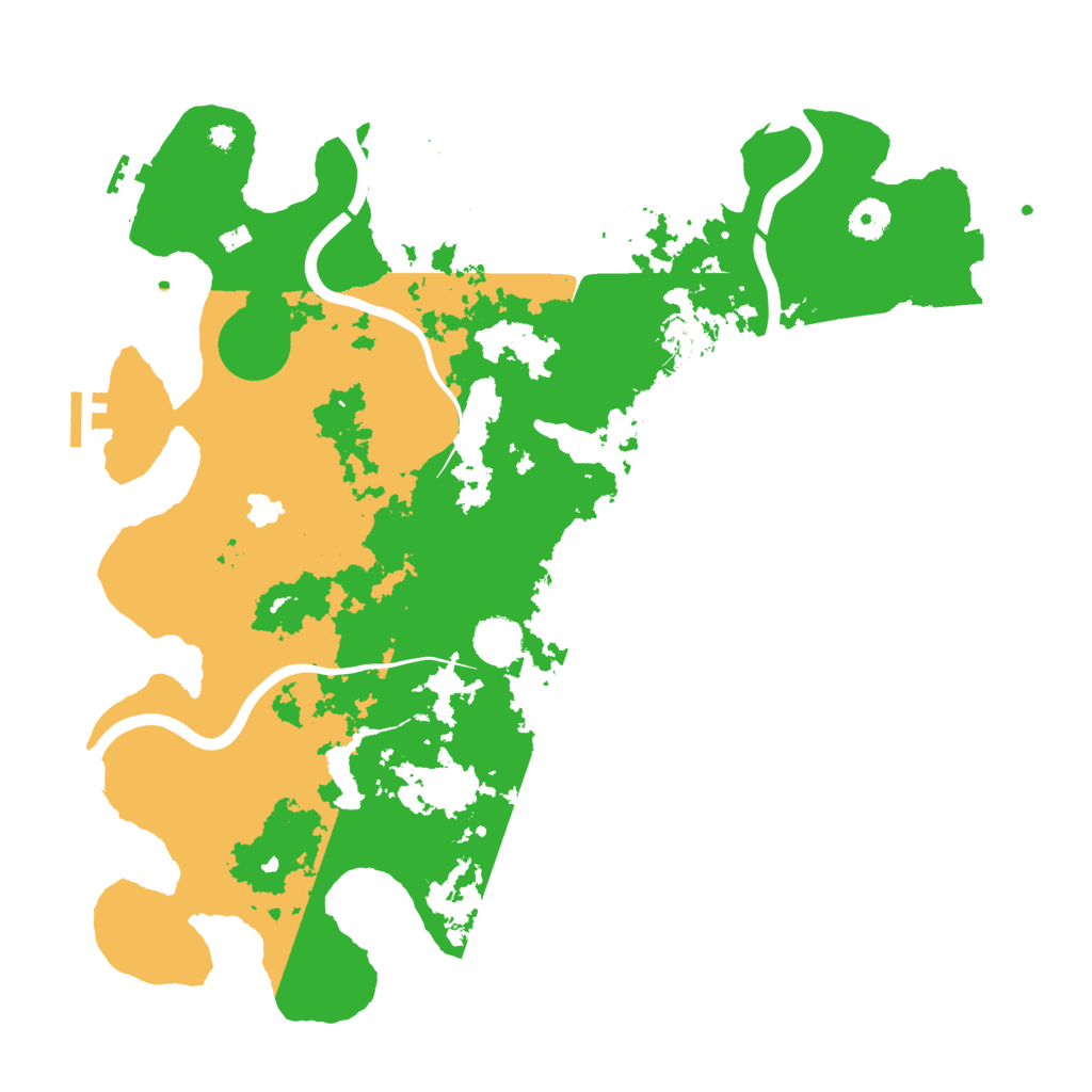 Biome Rust Map: Procedural Map, Size: 4000, Seed: 10144