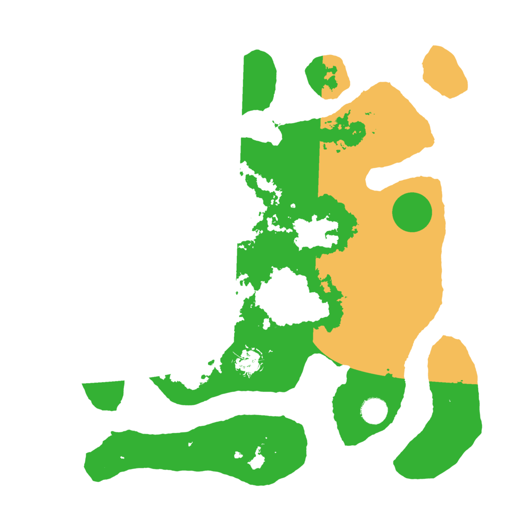 Biome Rust Map: Barren, Size: 3500, Seed: 5017320